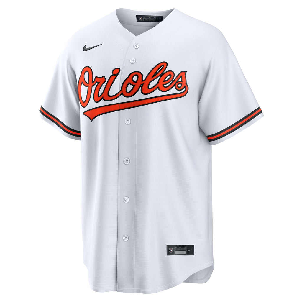 Men's Baltimore Orioles Jackson Holliday Nike White Home Replica Jersey - 5