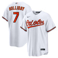 Men's Baltimore Orioles Jackson Holliday Nike White Home Replica Jersey
