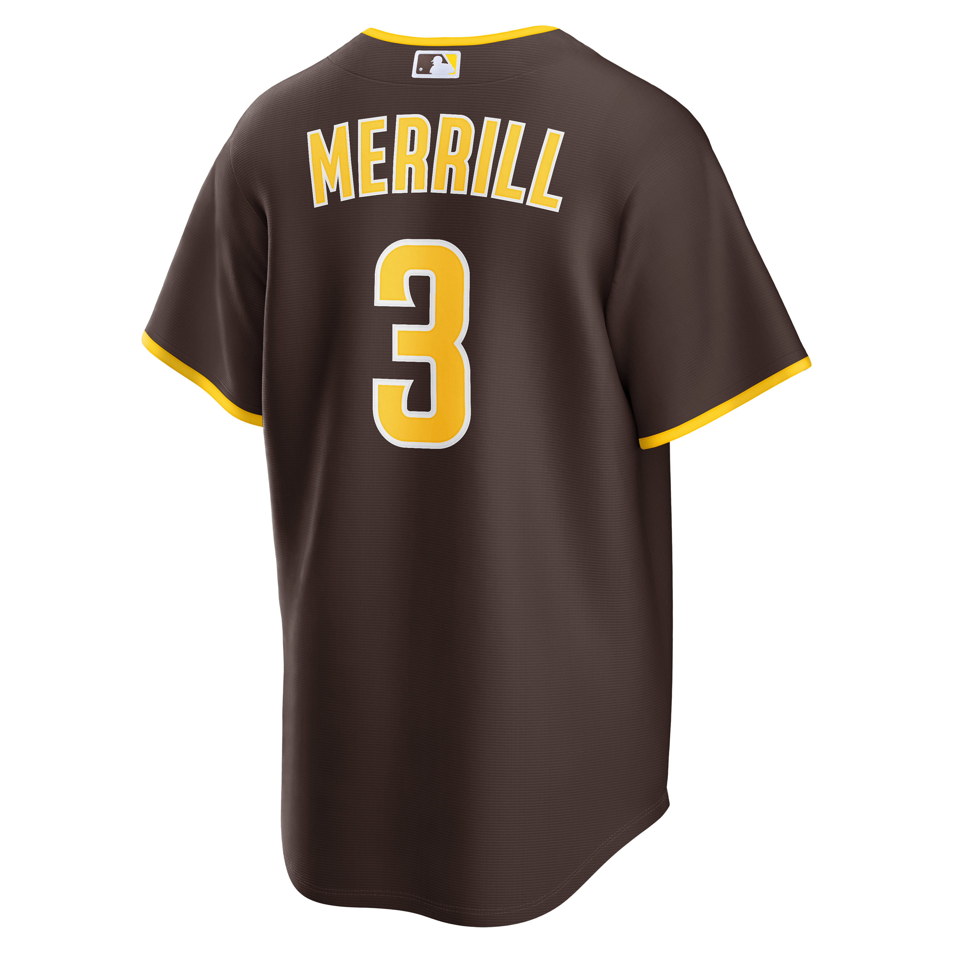 Men's San Diego Padres Jackson Merrill Nike Brown Road Replica Jersey - 4