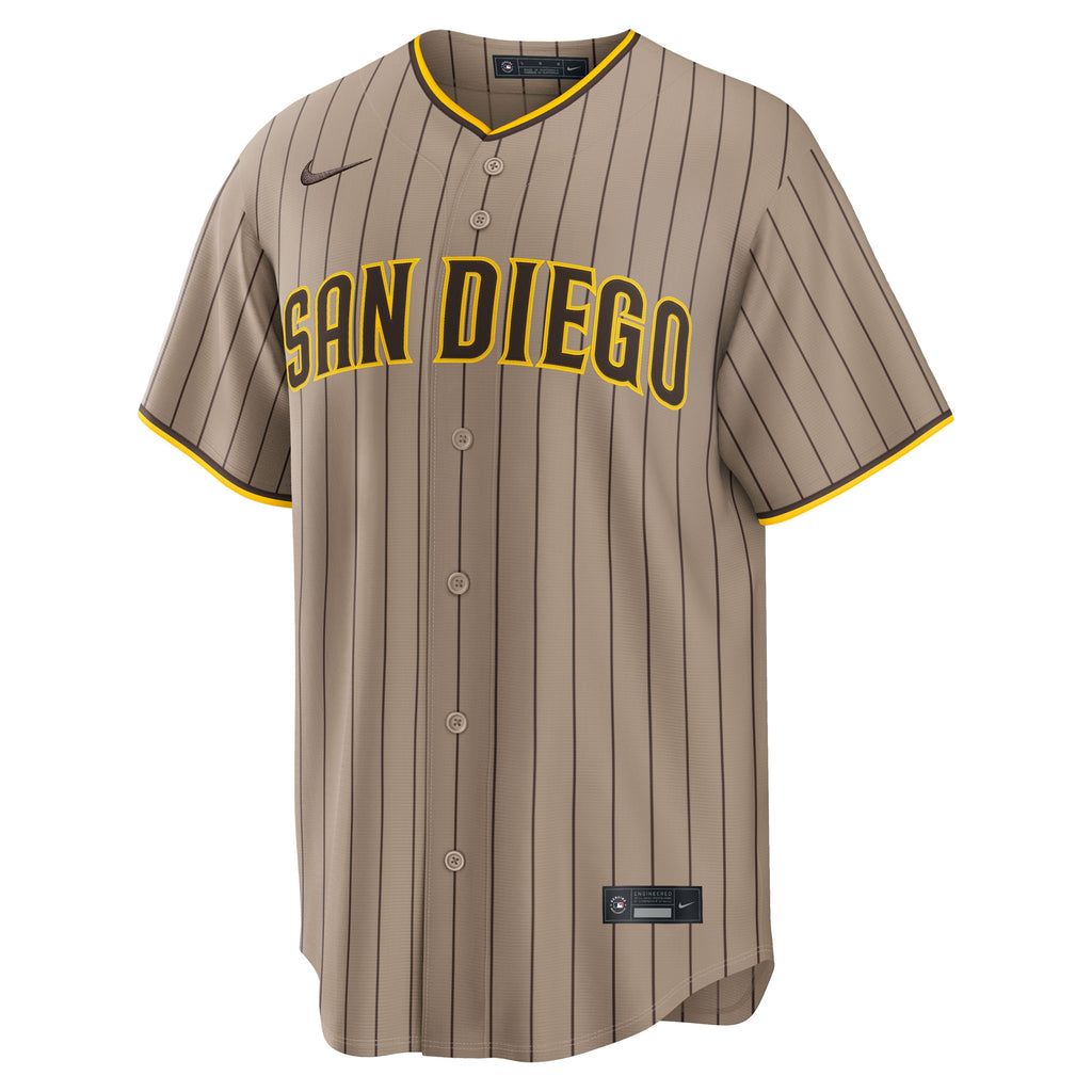 Men's San Diego Padres Jackson Merrill Nike Sand Alternate Replica Jersey - 3
