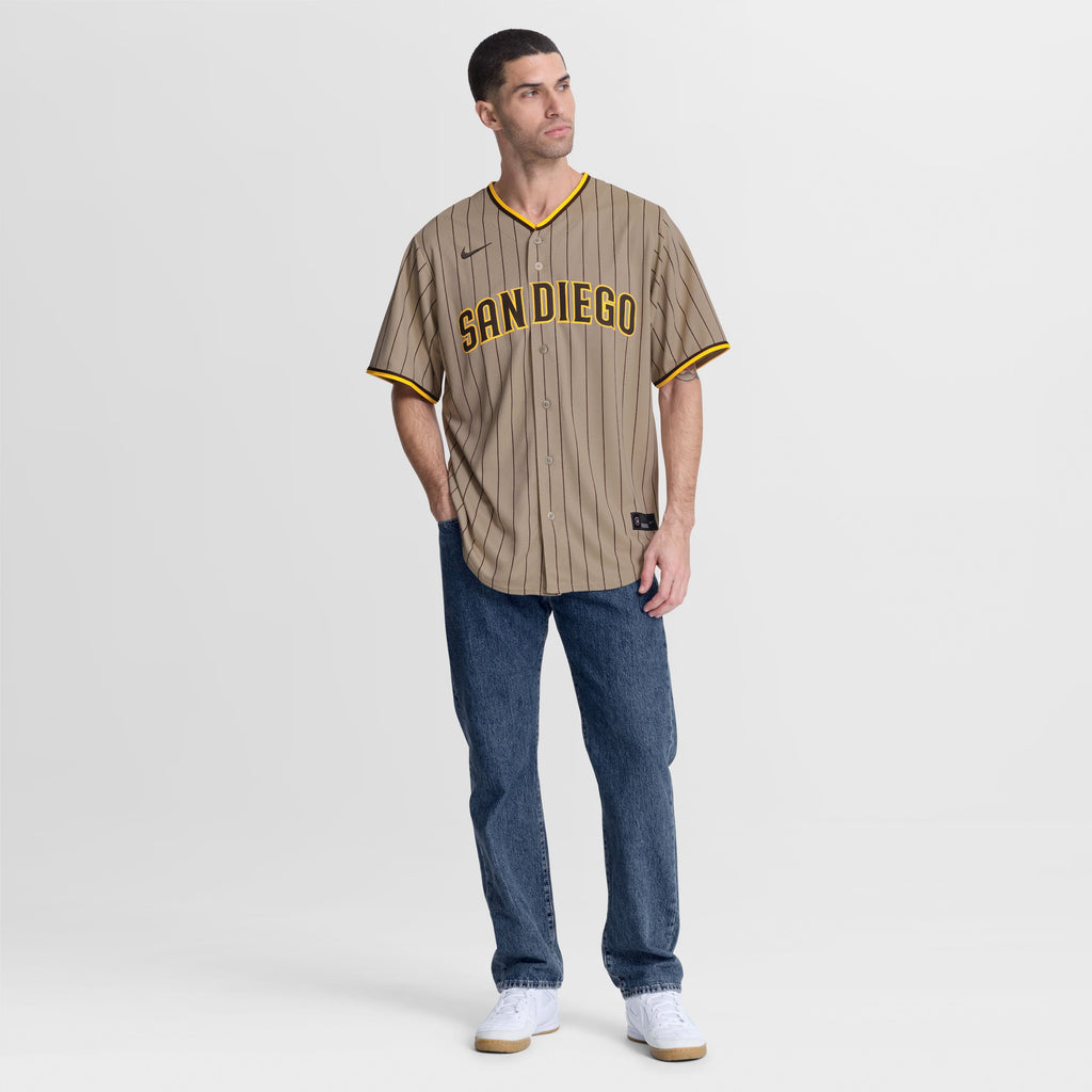 Men's San Diego Padres Jackson Merrill Nike Sand Alternate Replica Jersey - 5