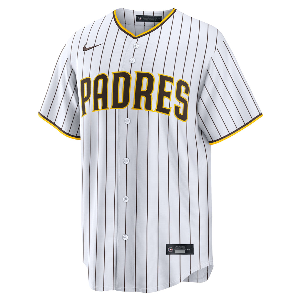 Men's San Diego Padres Jackson Merrill Nike White Home Replica Player Jersey - 5