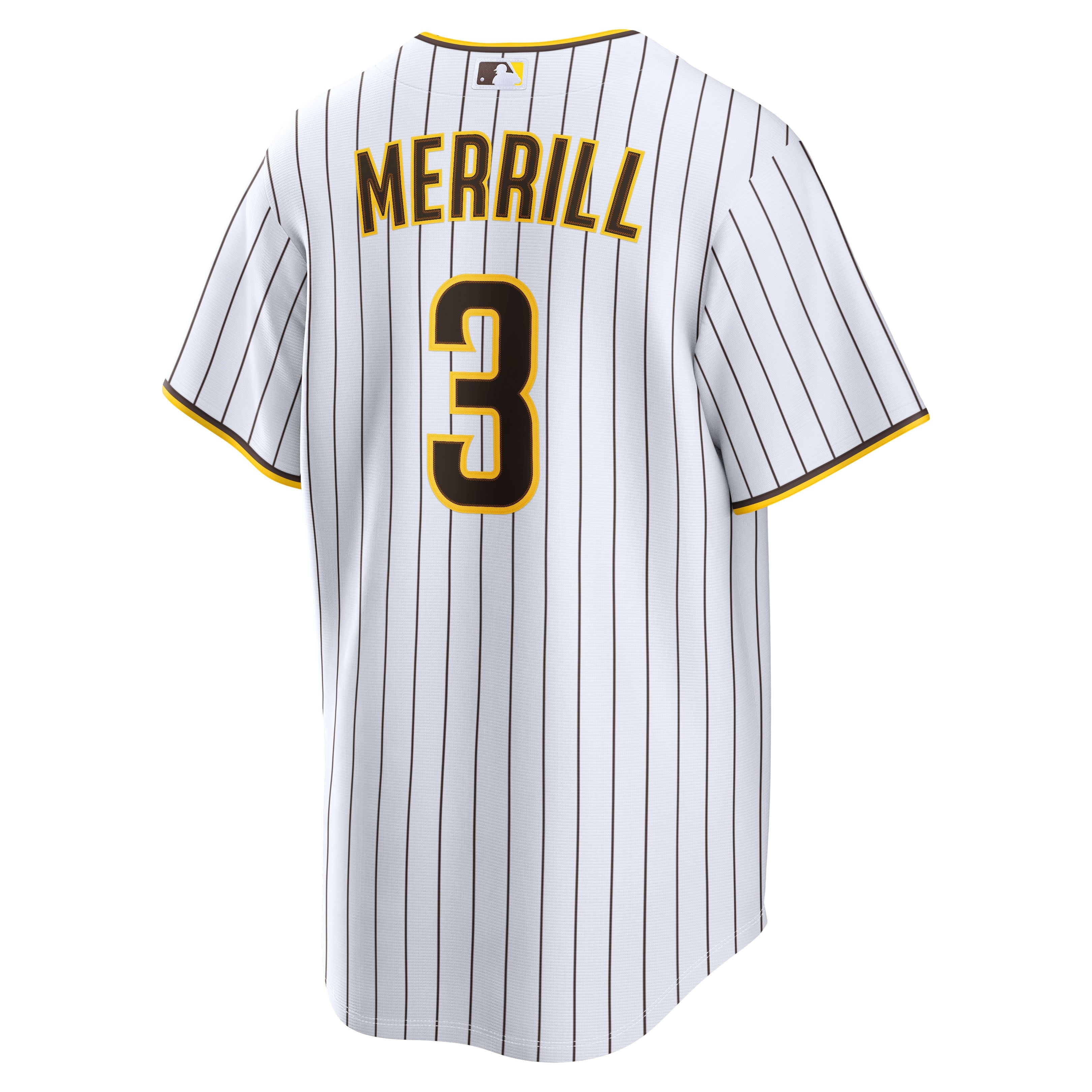 Men's San Diego Padres Jackson Merrill Nike White Home Replica Player Jersey - 6