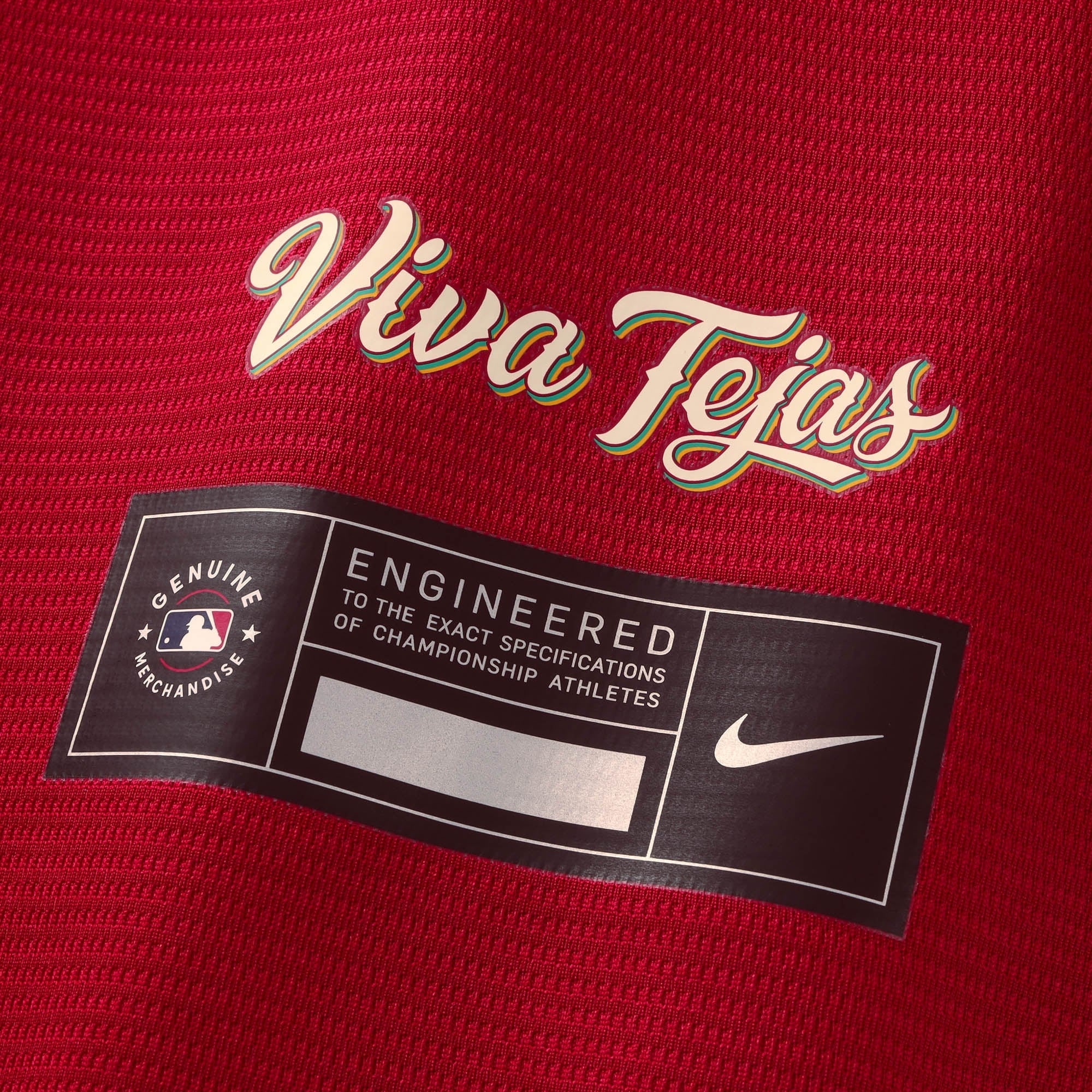 Men's Texas Rangers Jacob deGrom Nike Red 2026 City Connect Stadium Jersey - 6