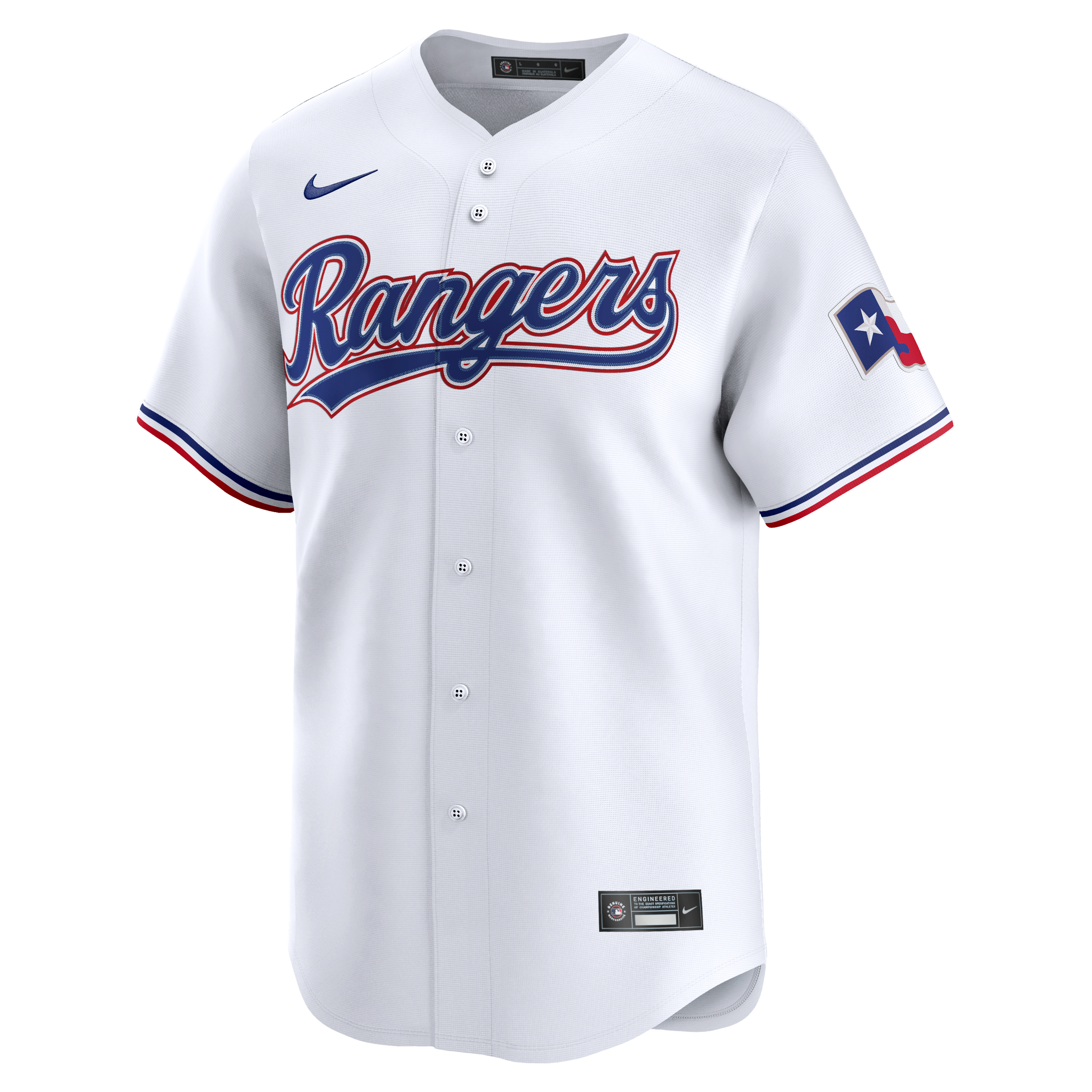 Men's Texas Rangers Jacob deGrom Nike White Home Limited Jersey - 3