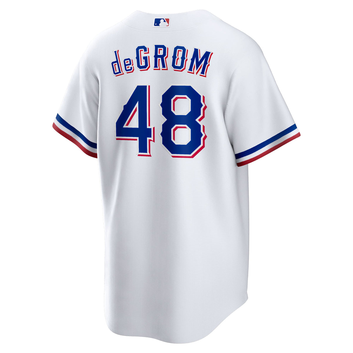 Men's Texas Rangers Jacob deGrom Nike White Home Replica Player Jersey - 4