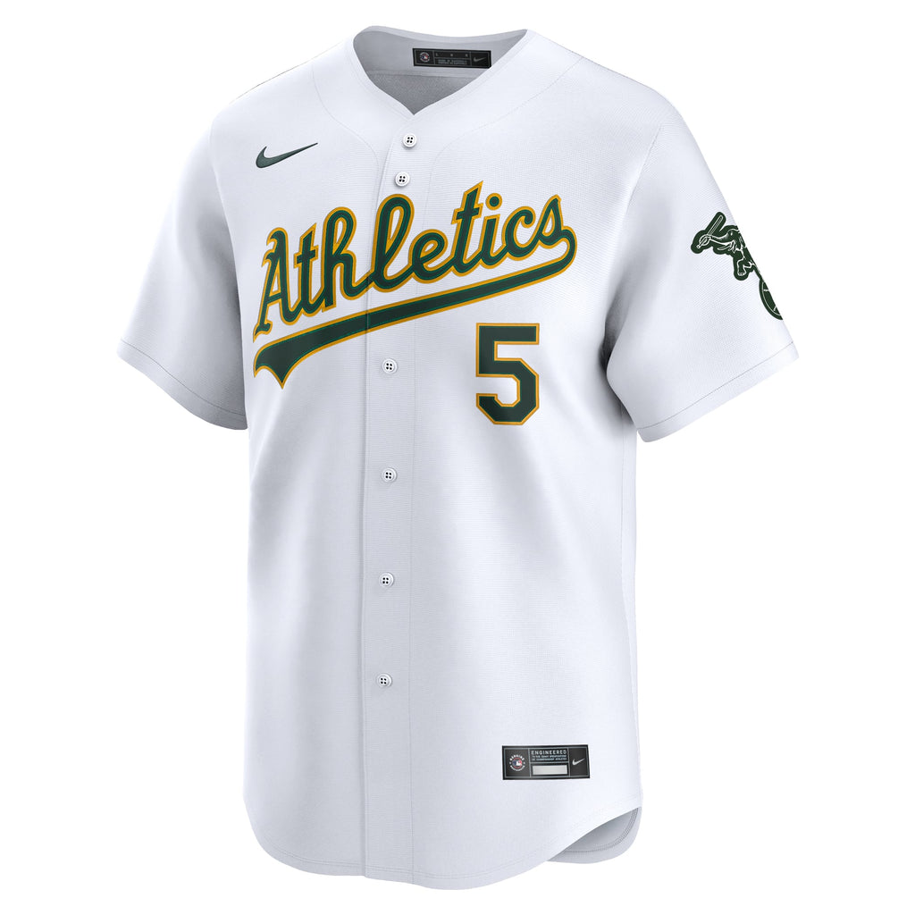 Men's Athletics Jacob Wilson Nike White Home Limited Player Jersey - 3