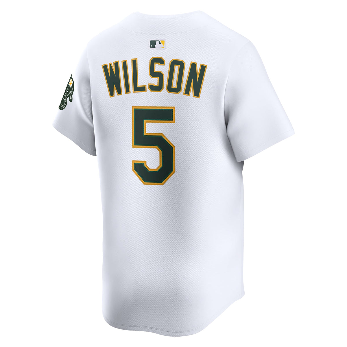 Men's Athletics Jacob Wilson Nike White Home Limited Player Jersey - 4