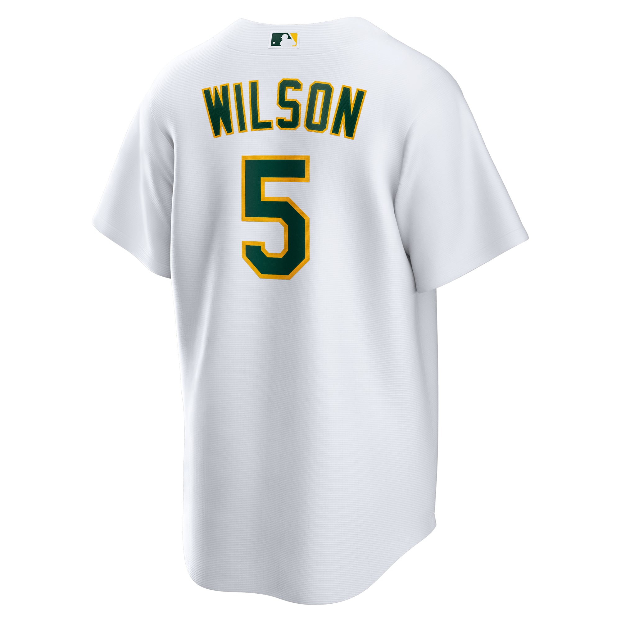 Men's Athletics Jacob Wilson Nike White Home Replica Jersey - 4