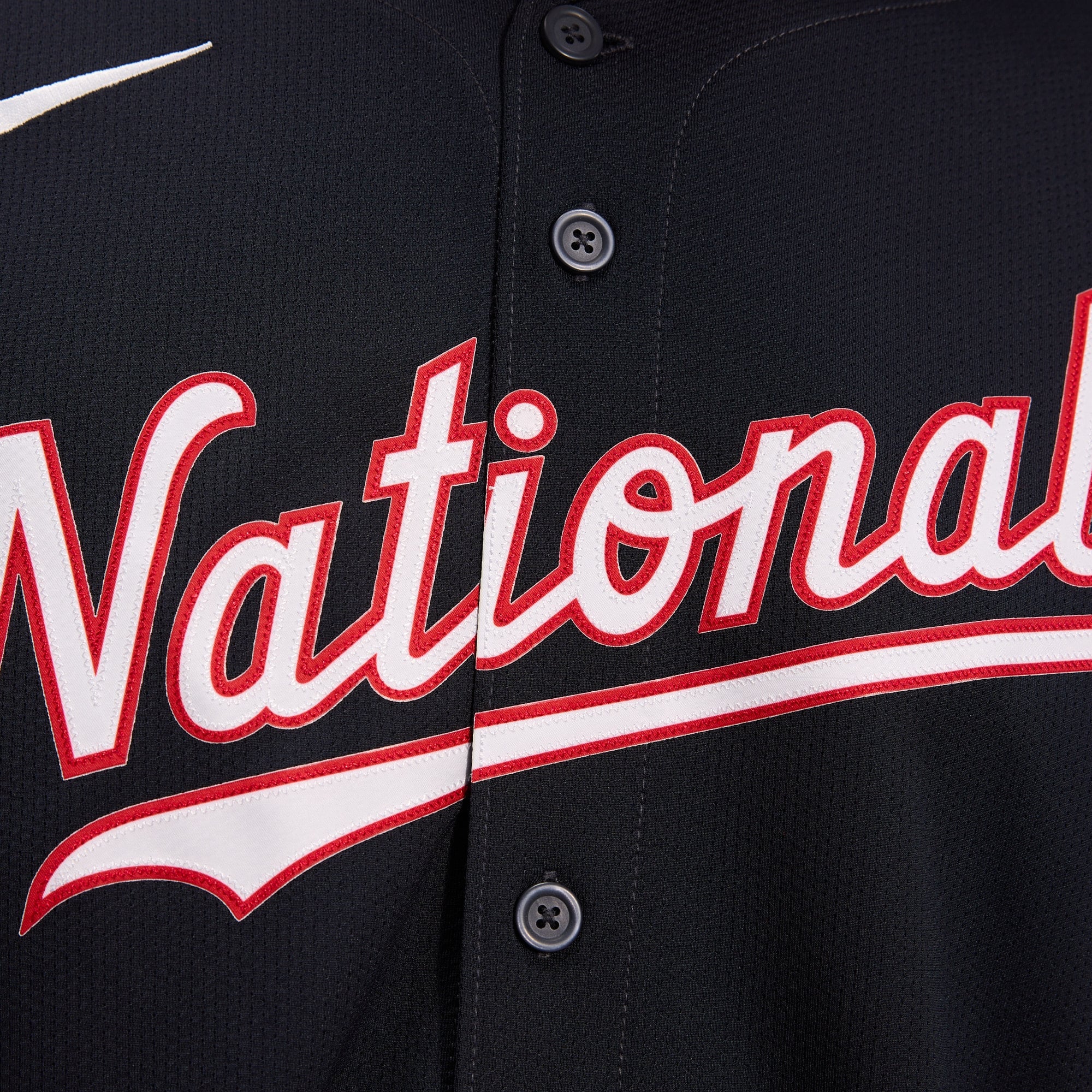 Men's Washington Nationals James Wood Nike Navy Alternate Limited Player Jersey - 12