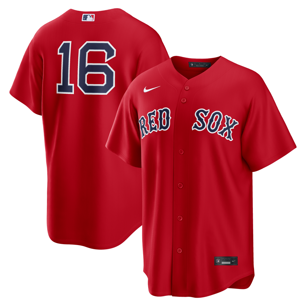 Men's Boston Red Sox Jarren Duran Nike Red Alternate Replica Jersey - 2