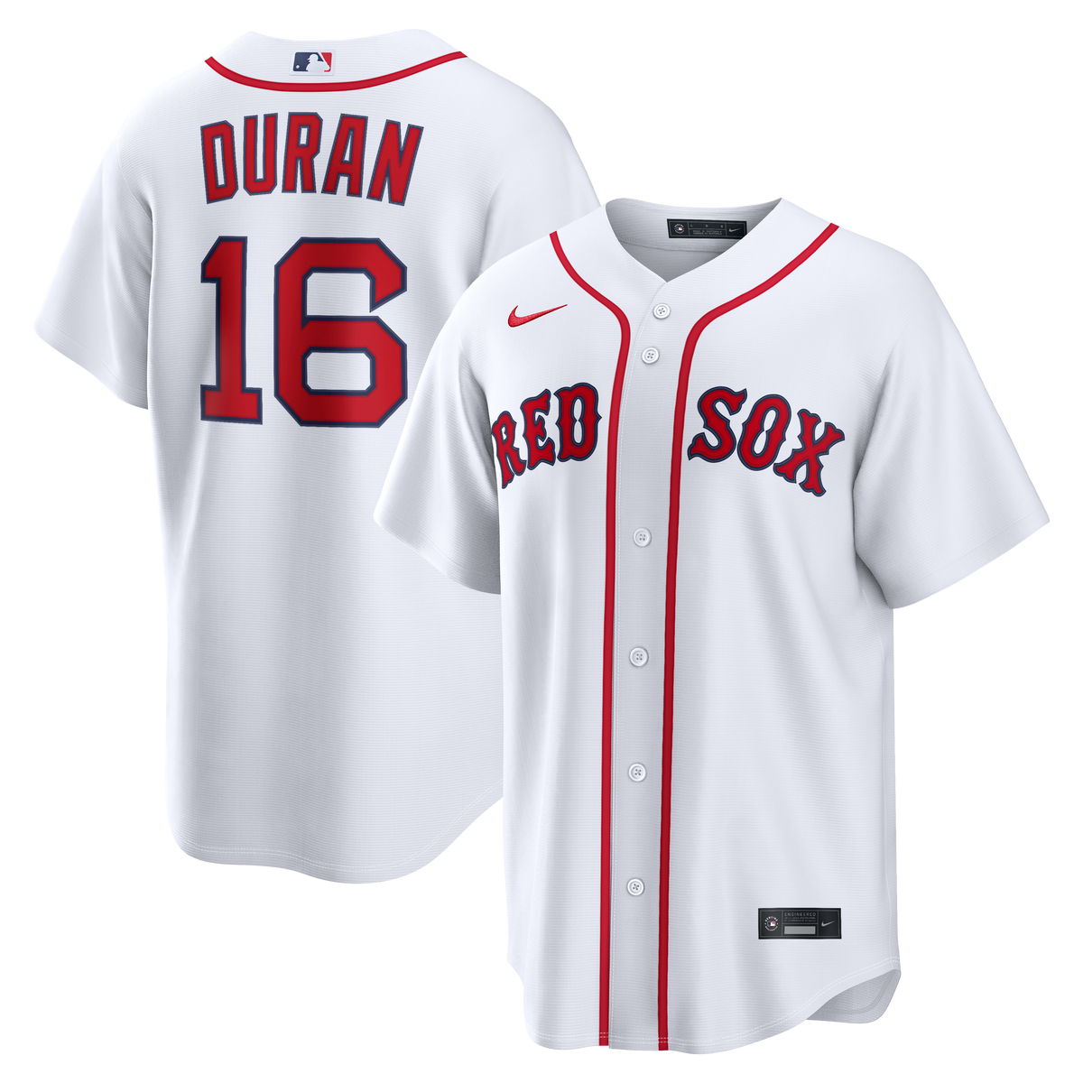 Men's Boston Red Sox Jarren Duran Nike White Home Replica Jersey - 2