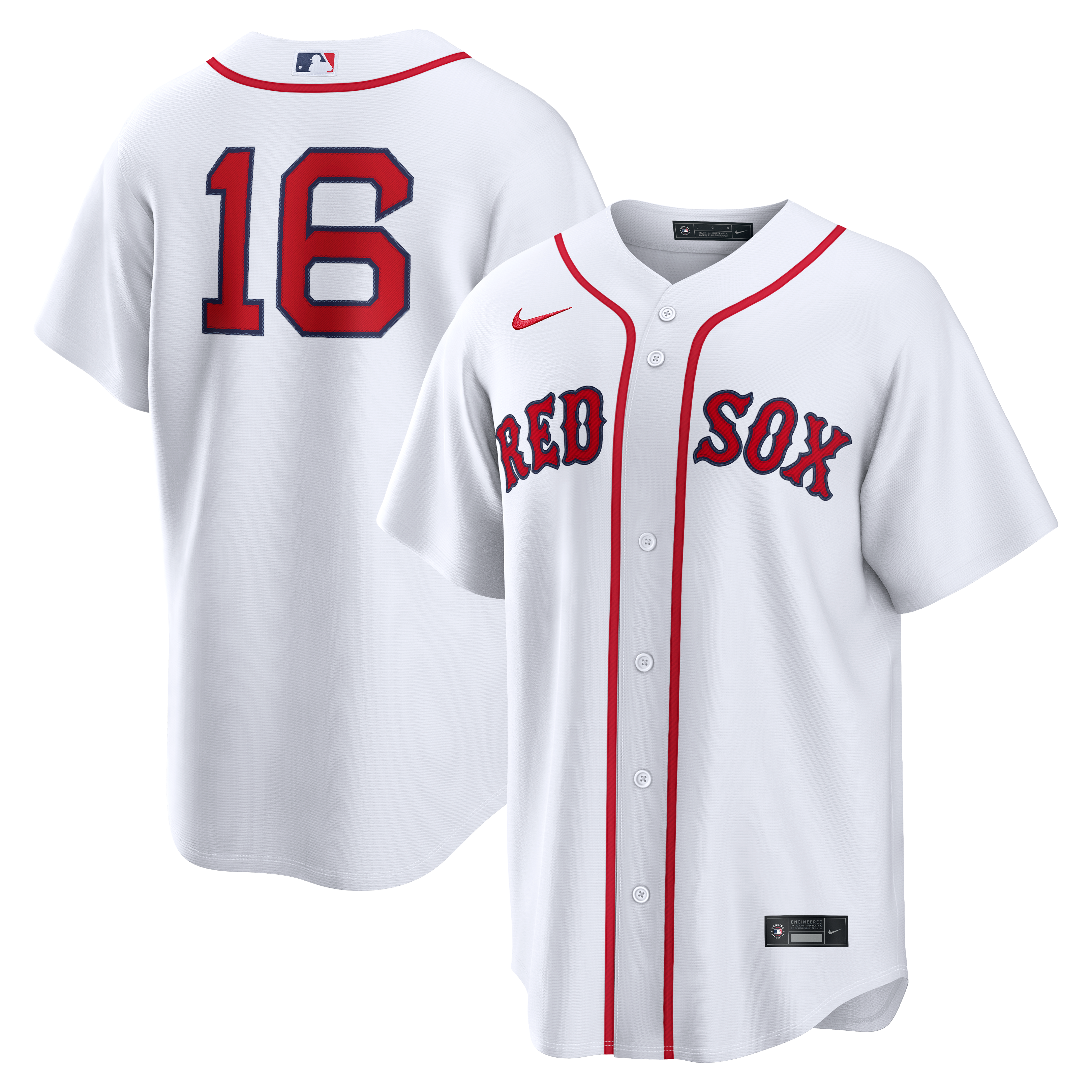 Men's Boston Red Sox Jarren Duran Nike White Home Replica Jersey - 2