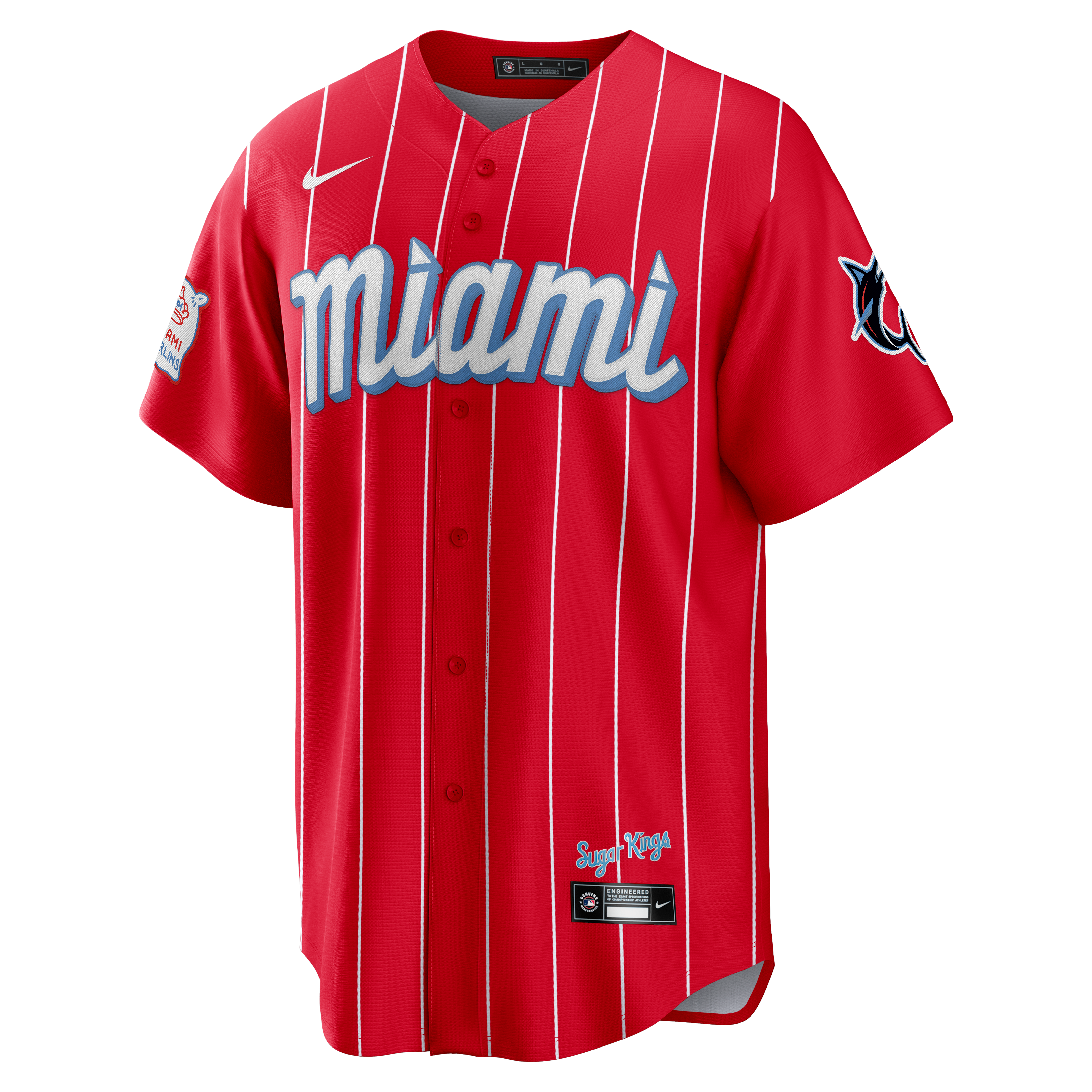 Men's Miami Marlins Jazz Chisholm Jr. Nike Red City Connect Replica Jersey - 3