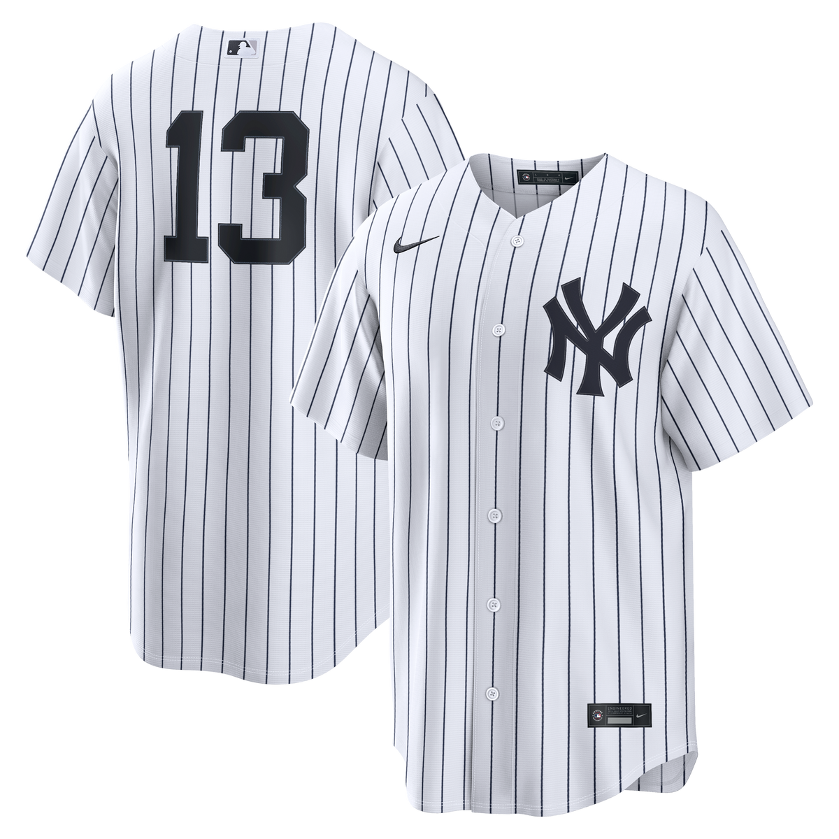Men's New York Yankees Jazz Chisholm Jr. Nike White Home Replica Jersey