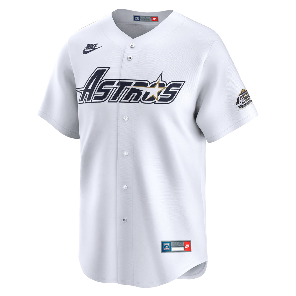 Men's Houston Astros Jeff Bagwell Nike White Throwback Cooperstown Collection Limited Jersey - 3