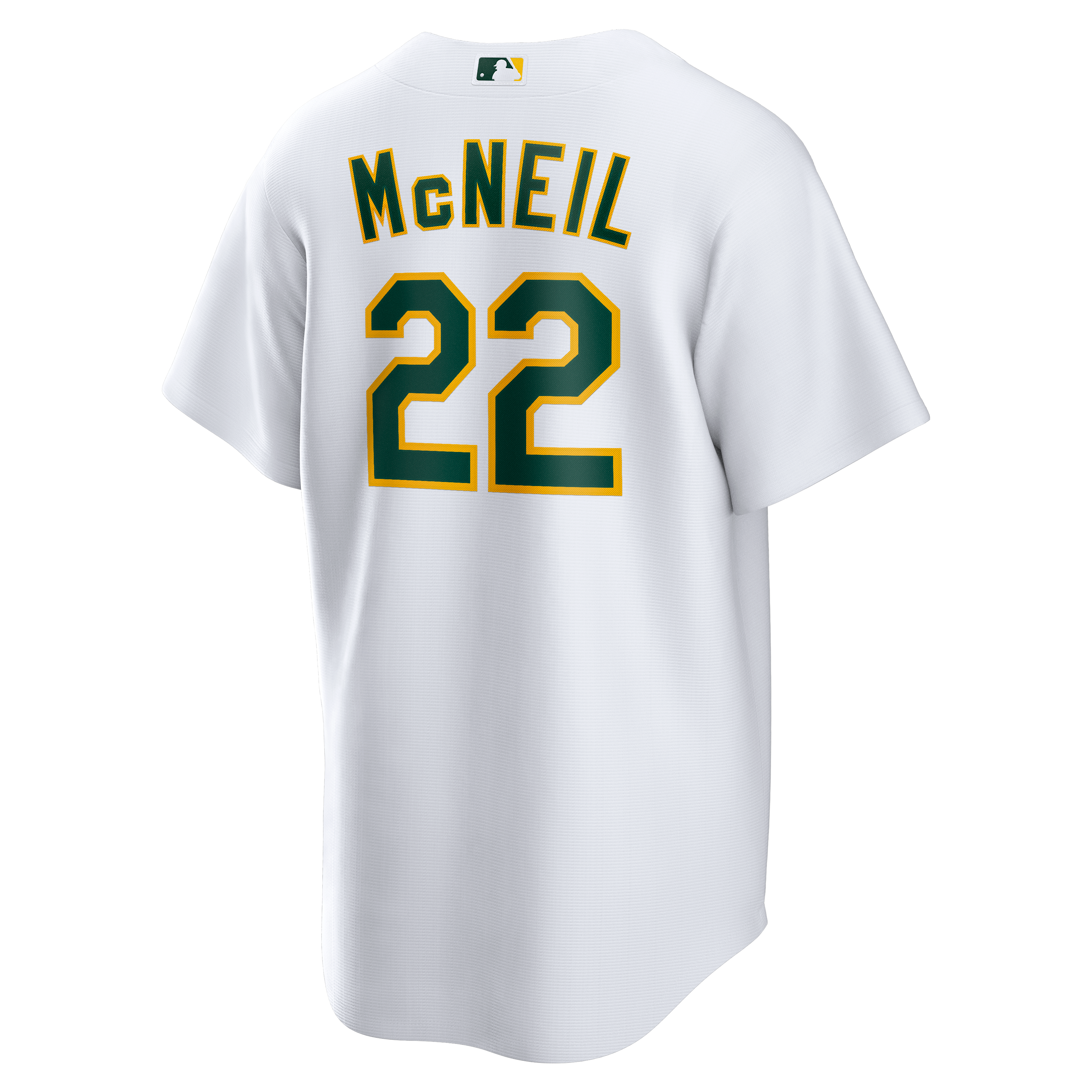 Men's Athletics Jeff McNeil Nike White Home Replica Jersey - 4
