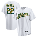 Men's Athletics Jeff McNeil Nike White Home Replica Jersey