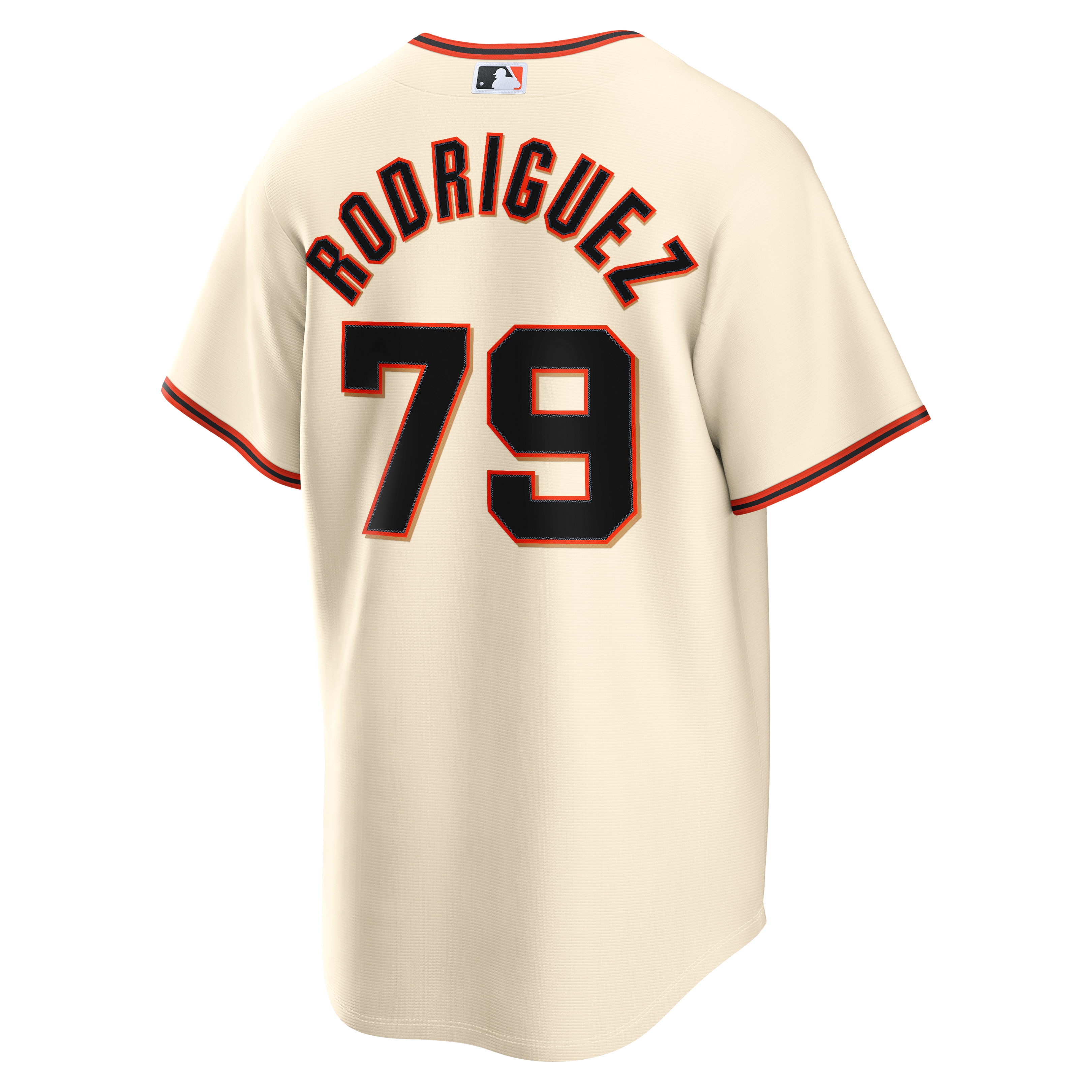 Men's San Francisco Giants Jesus Rodriguez Nike Cream Home Replica Jersey - 6