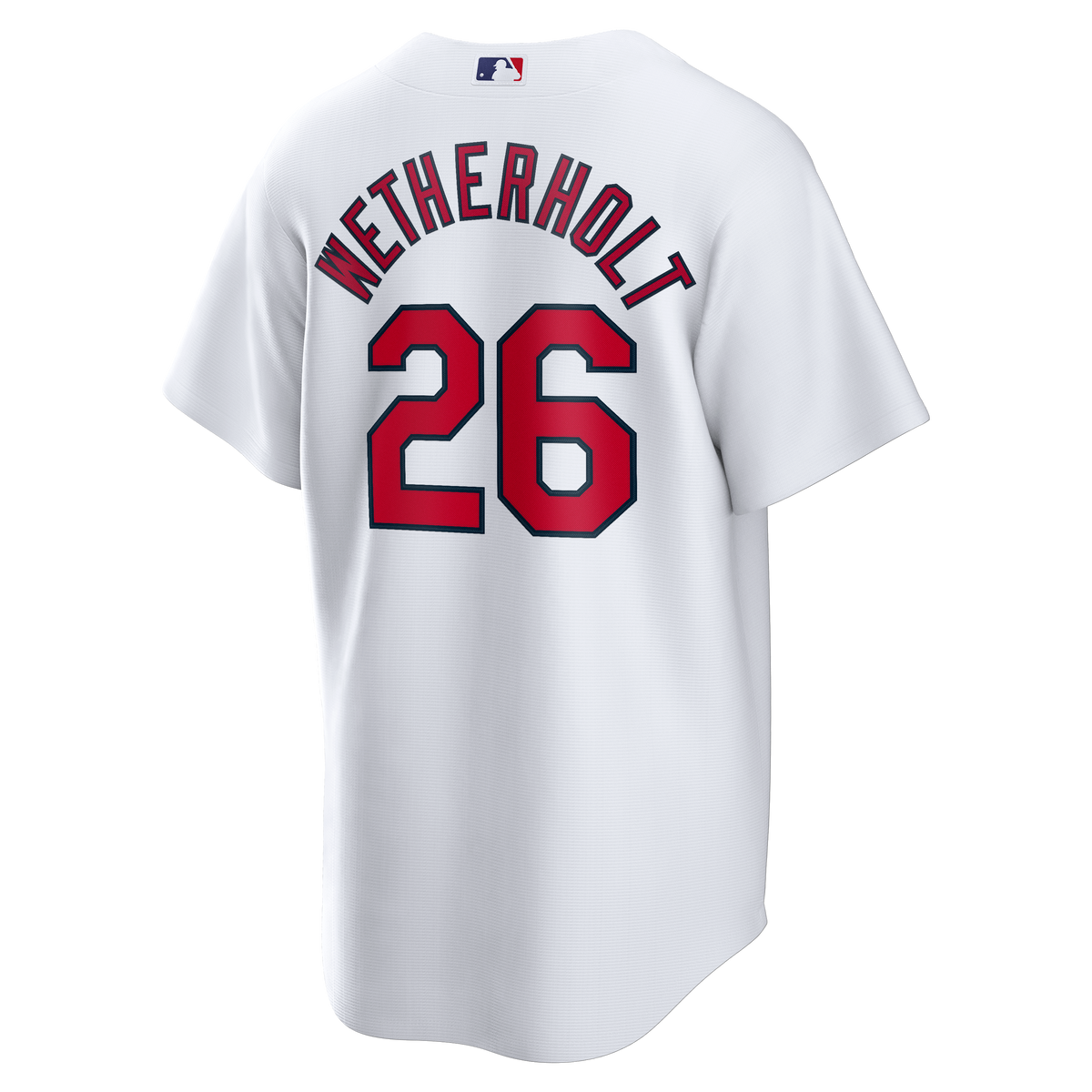 Men's St. Louis Cardinals JJ Wetherholt Nike White Home Replica Jersey - 4