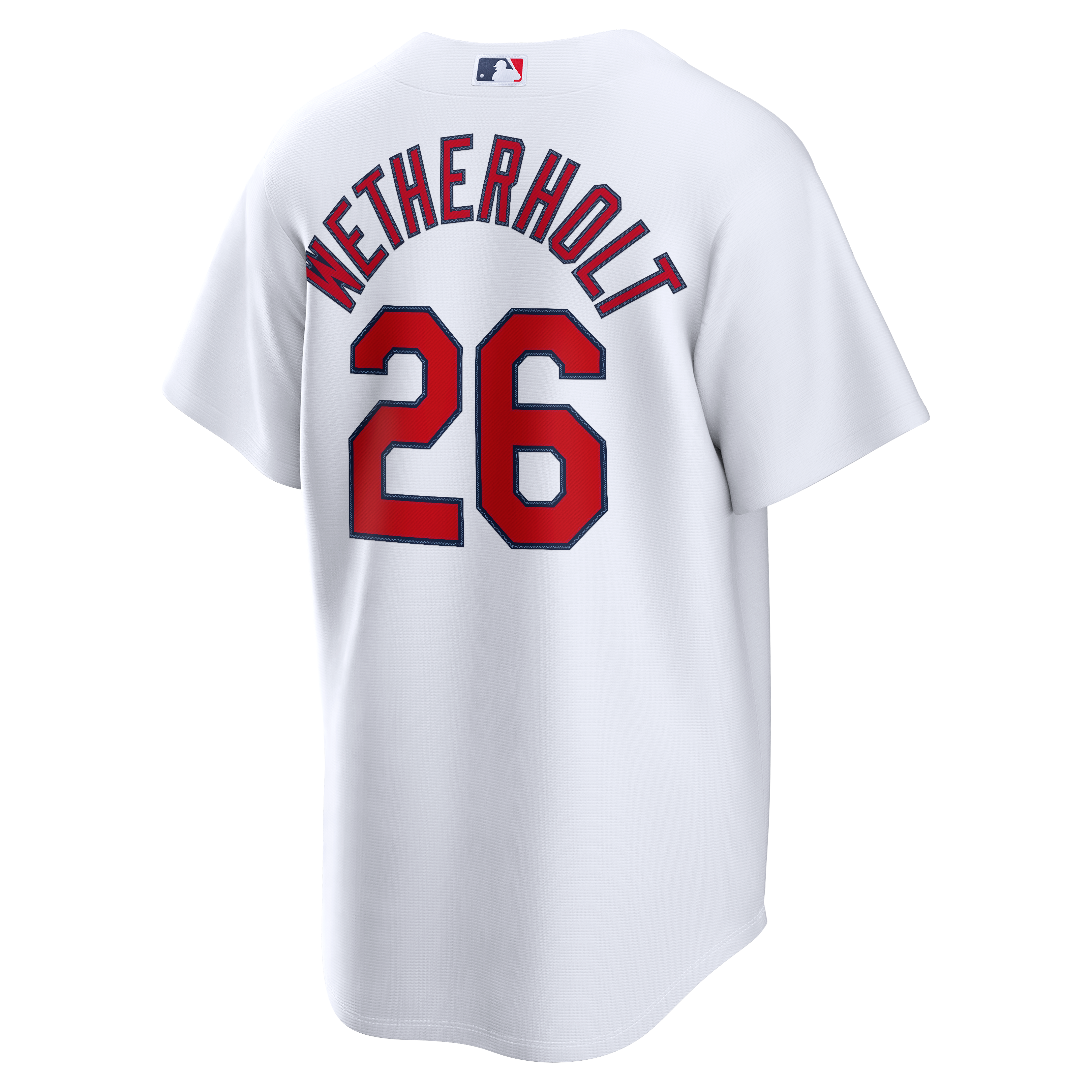 Men's St. Louis Cardinals JJ Wetherholt Nike White Home Replica Jersey - 4