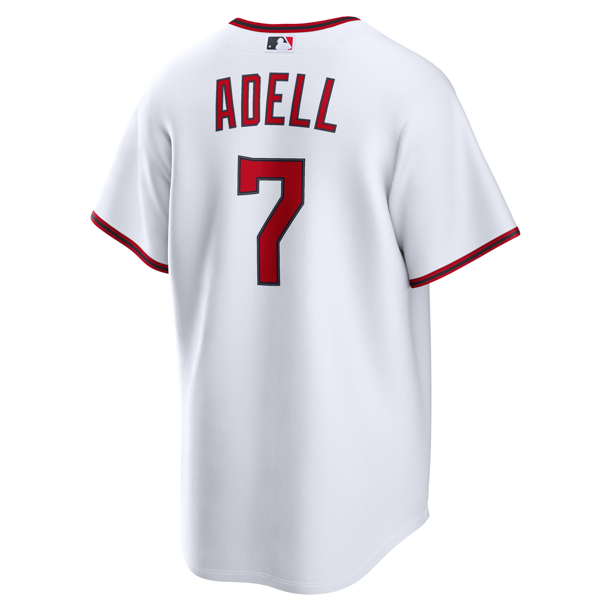 Men's Cleveland Guardians Jo Adell Nike White Home Replica Jersey - 4