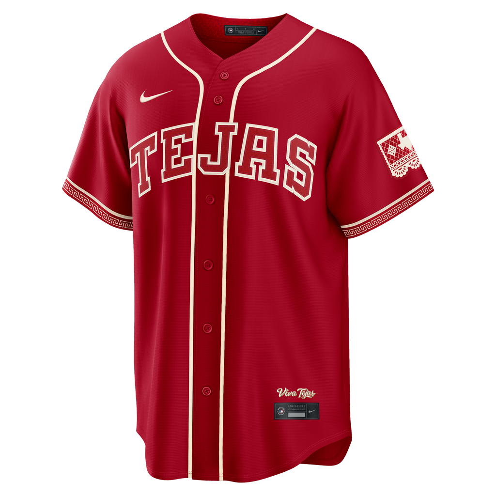 Men's Texas Rangers Joc Pederson Nike Red 2026 City Connect Stadium Jersey - 3