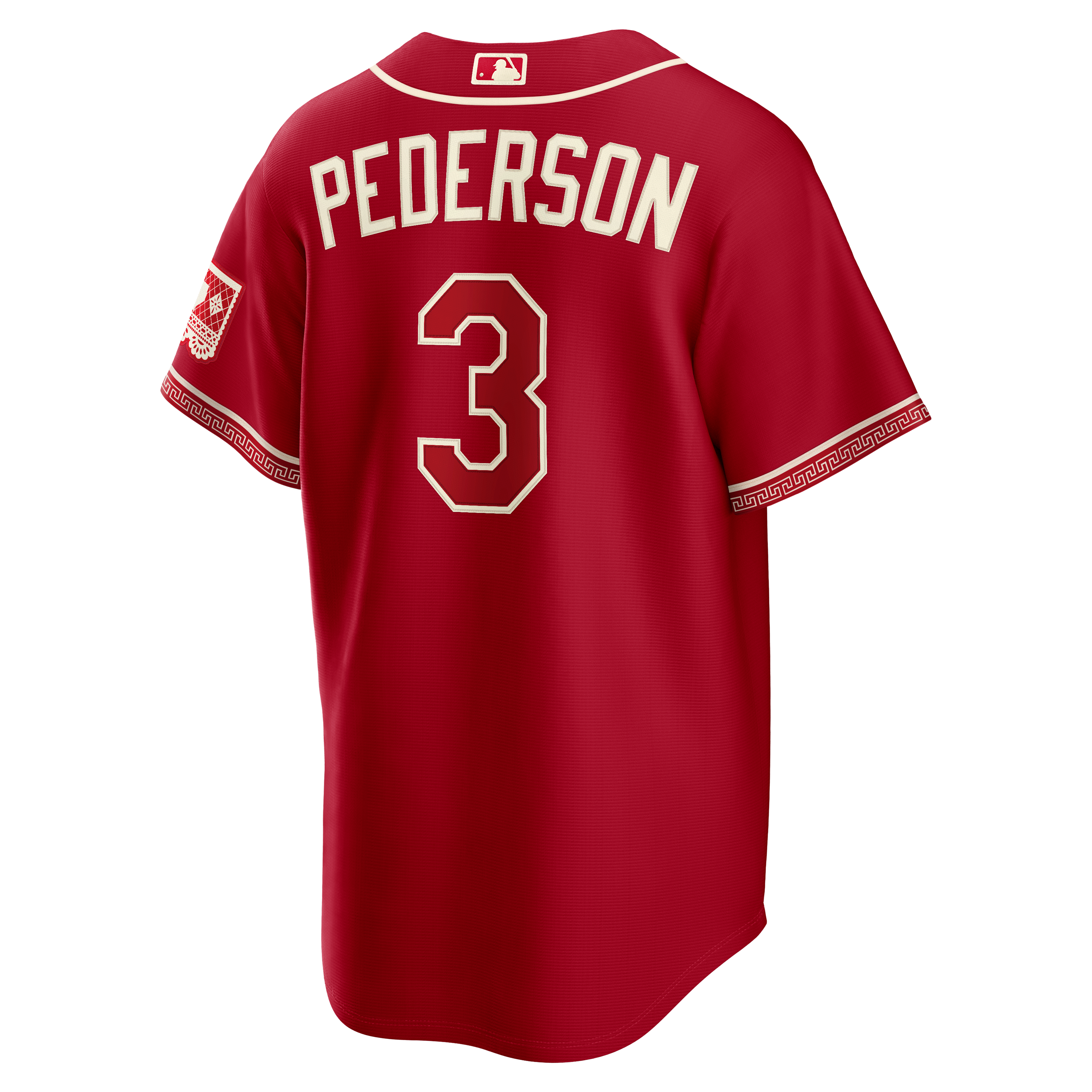 Men's Texas Rangers Joc Pederson Nike Red 2026 City Connect Stadium Jersey - 4
