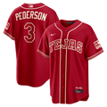 Men's Texas Rangers Joc Pederson Nike Red 2026 City Connect Stadium Jersey