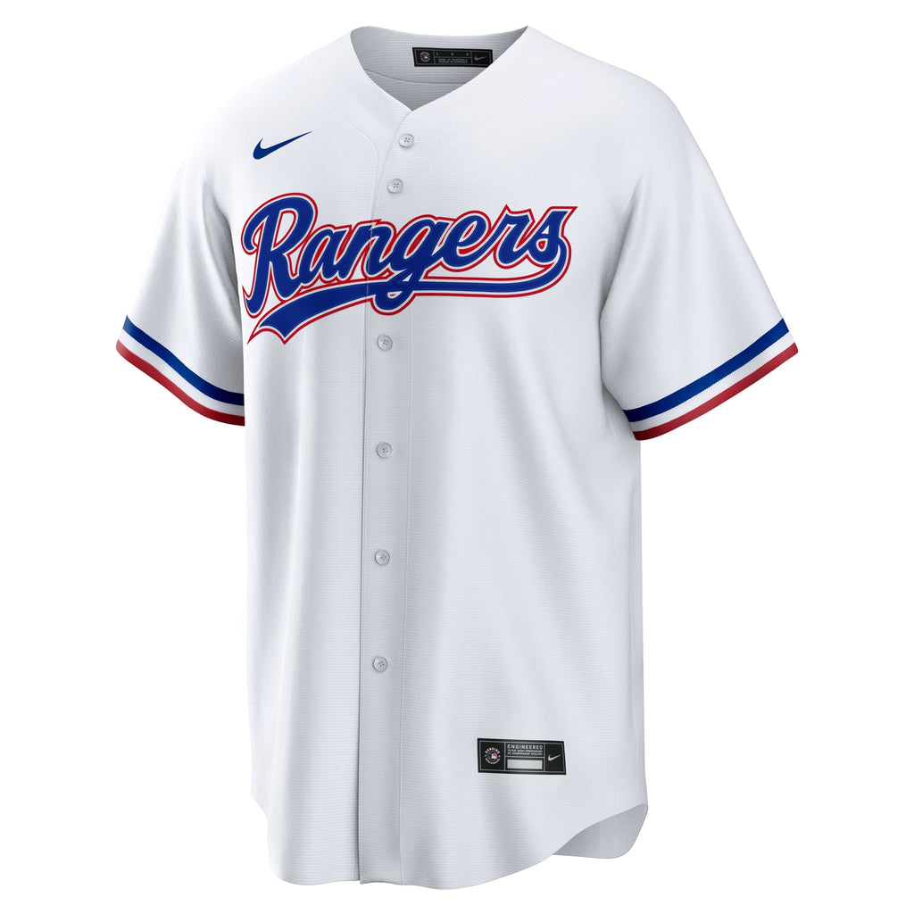 Men's Texas Rangers Joc Pederson Nike White Home Replica Jersey - 3