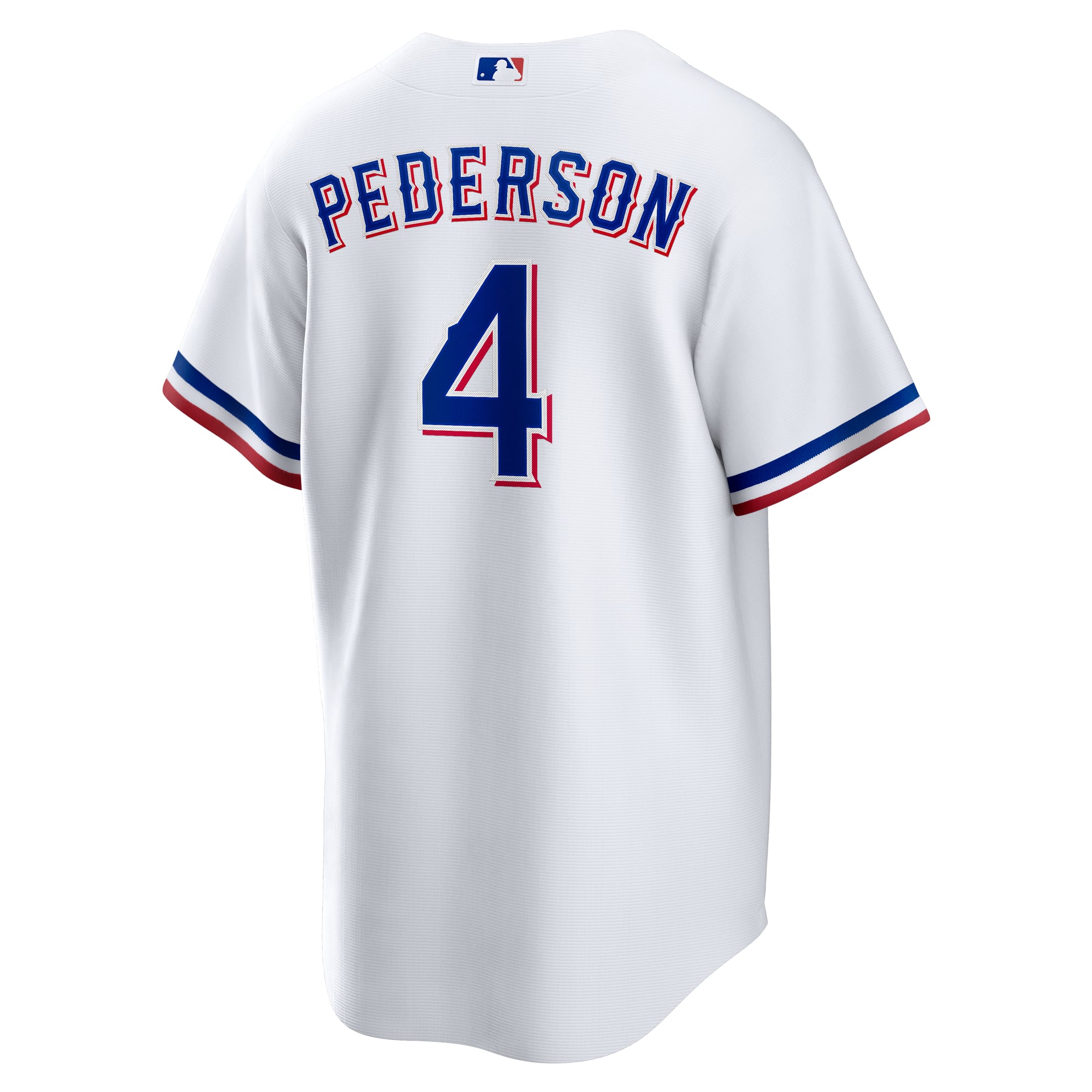 Men's Texas Rangers Joc Pederson Nike White Home Replica Jersey - 4