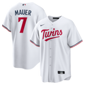 Men's Minnesota Twins Joe Mauer Nike White Home Retired Player Replica Jersey