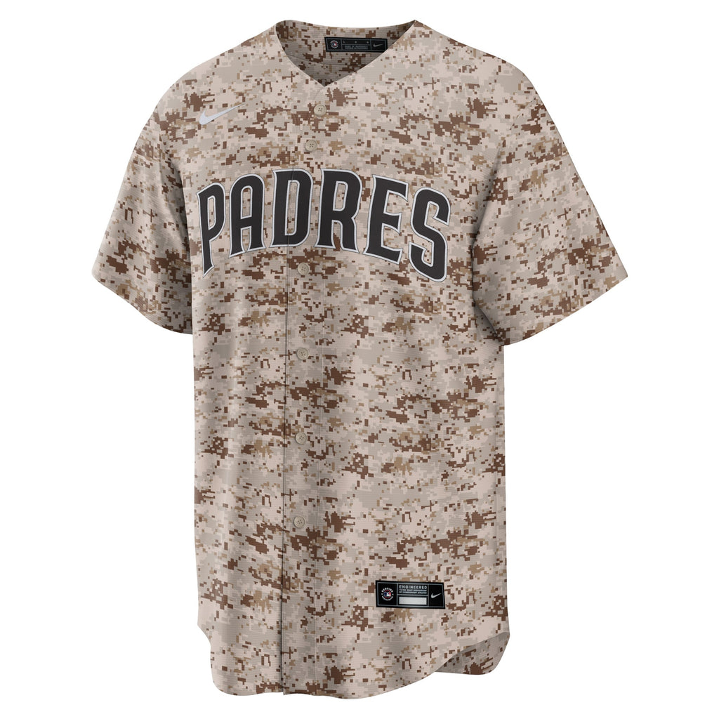 Men's San Diego Padres Joe Musgrove Nike Camo USMC Alternate Replica Player Jersey - 3