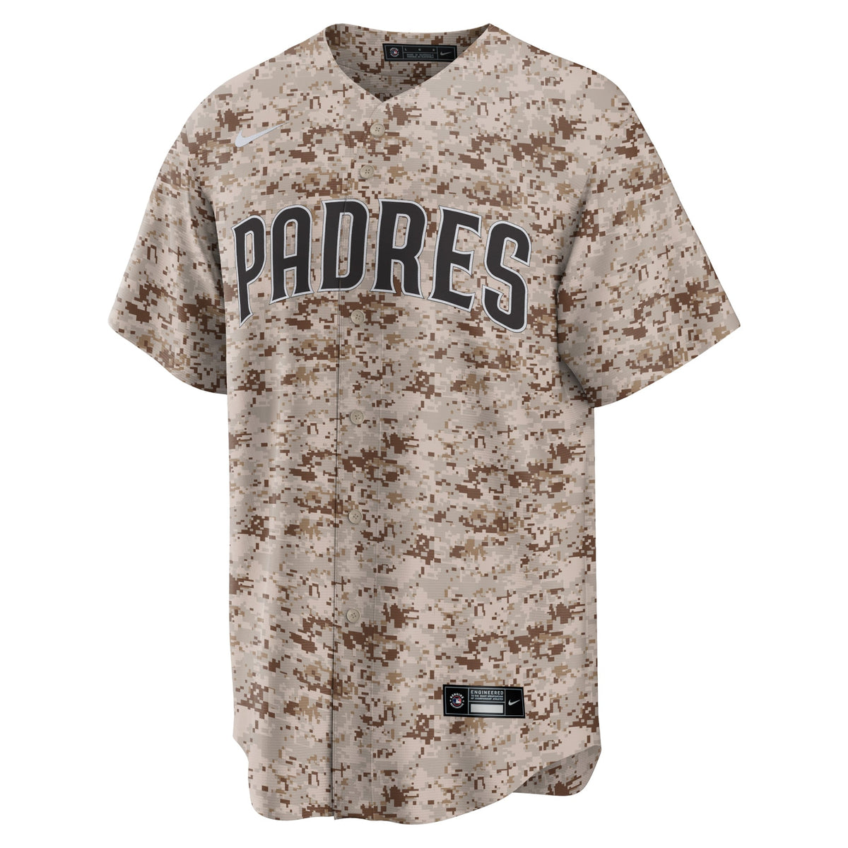 Men's San Diego Padres Joe Musgrove Nike Camo USMC Alternate Replica Player Jersey - 3