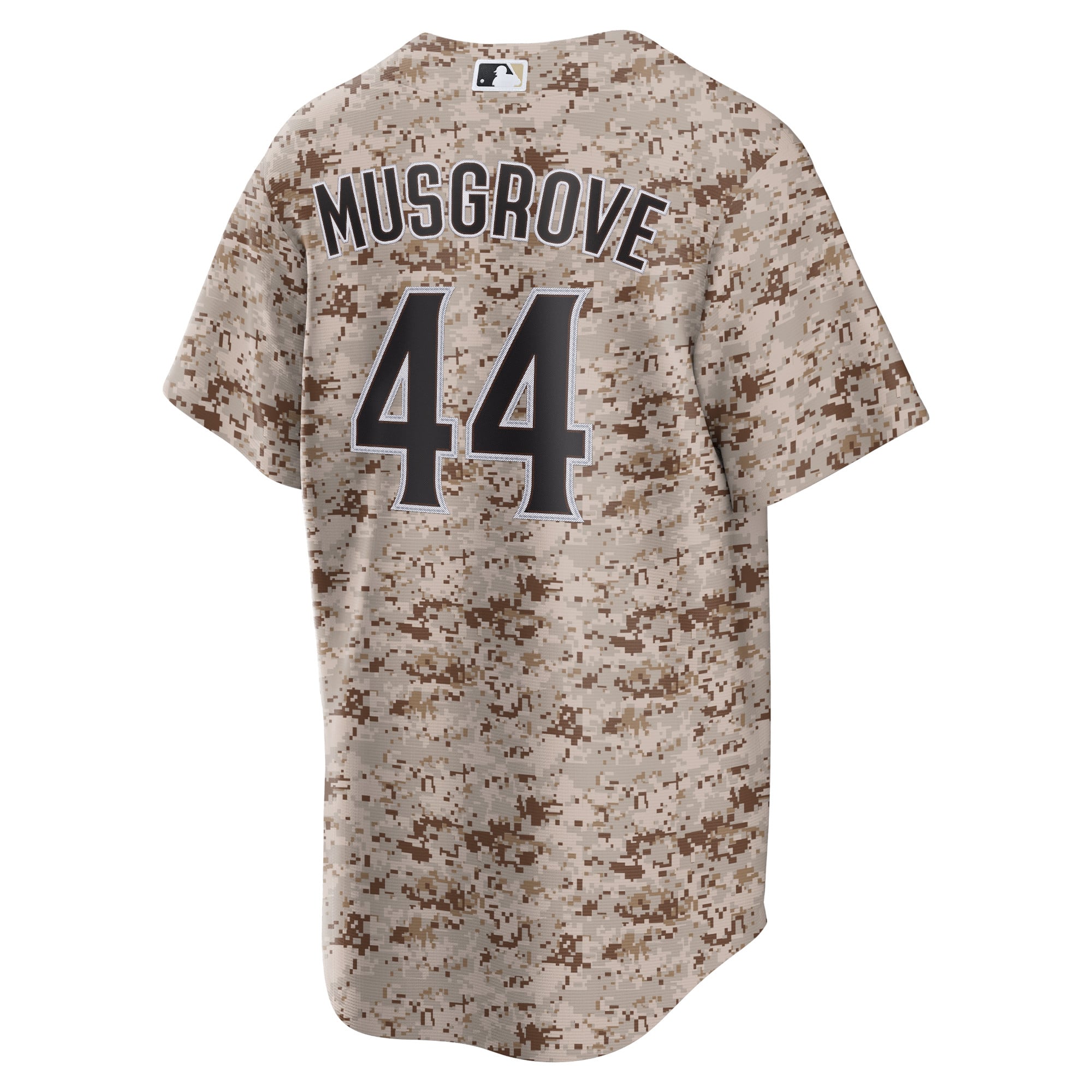 Men's San Diego Padres Joe Musgrove Nike Camo USMC Alternate Replica Player Jersey - 4