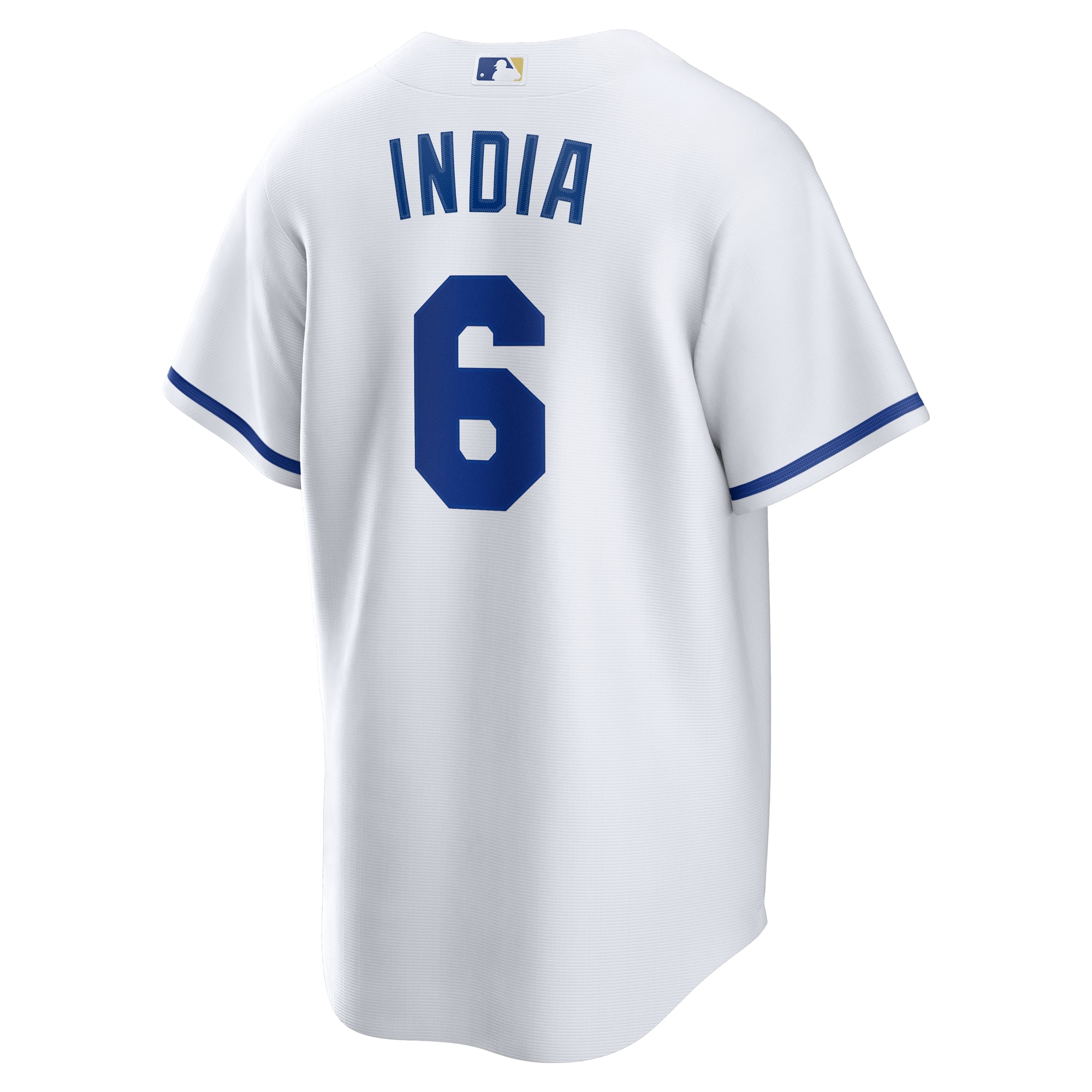 Men's Kansas City Royals Jonathan India Nike White Home Replica Player Jersey - 4