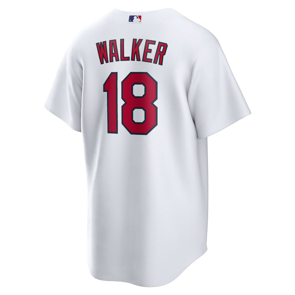 Men's St. Louis Cardinals Jordan Walker Nike White Home Official Replica Player Jersey - 4