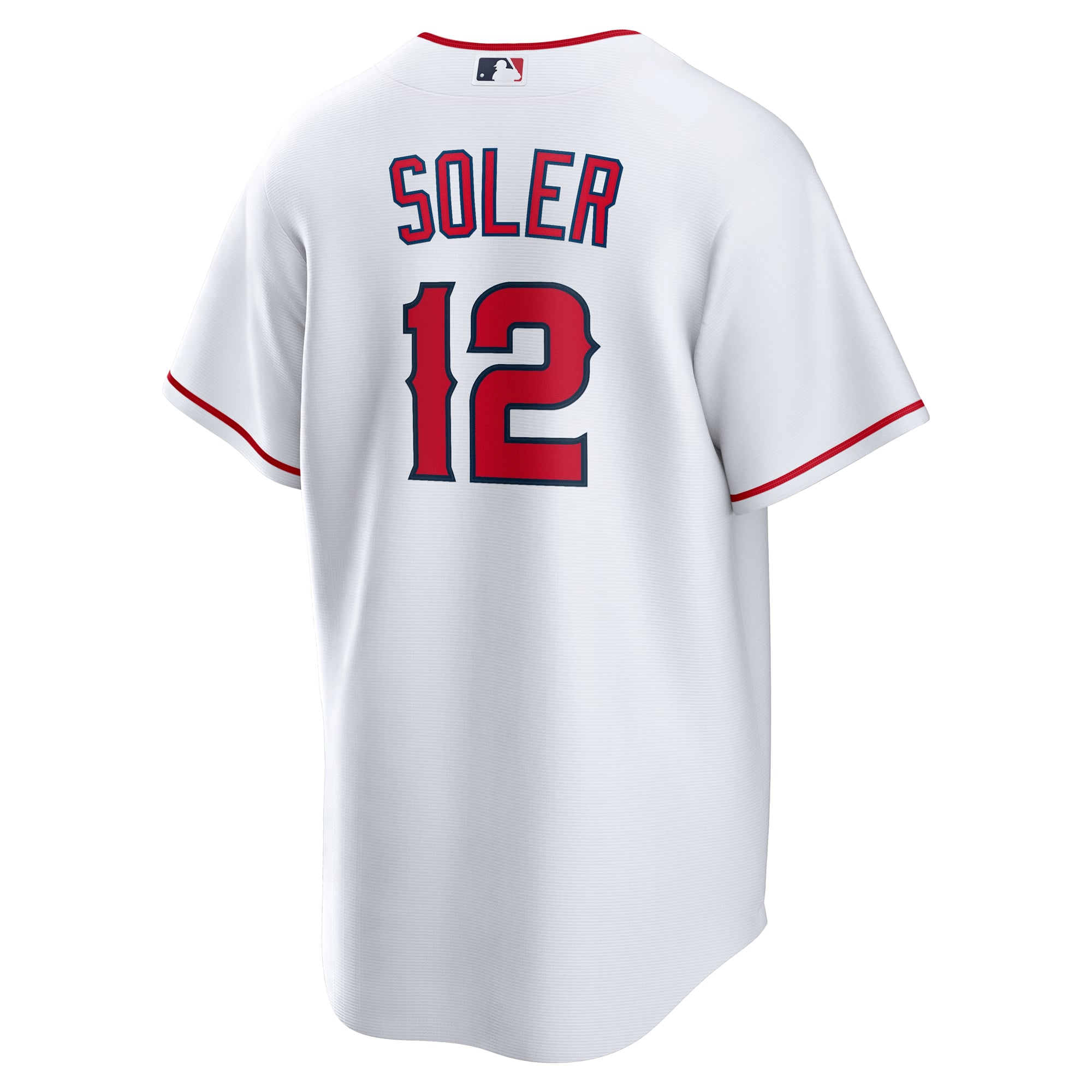 Men's Los Angeles Angels Jorge Soler Nike White Home Replica Jersey - 4