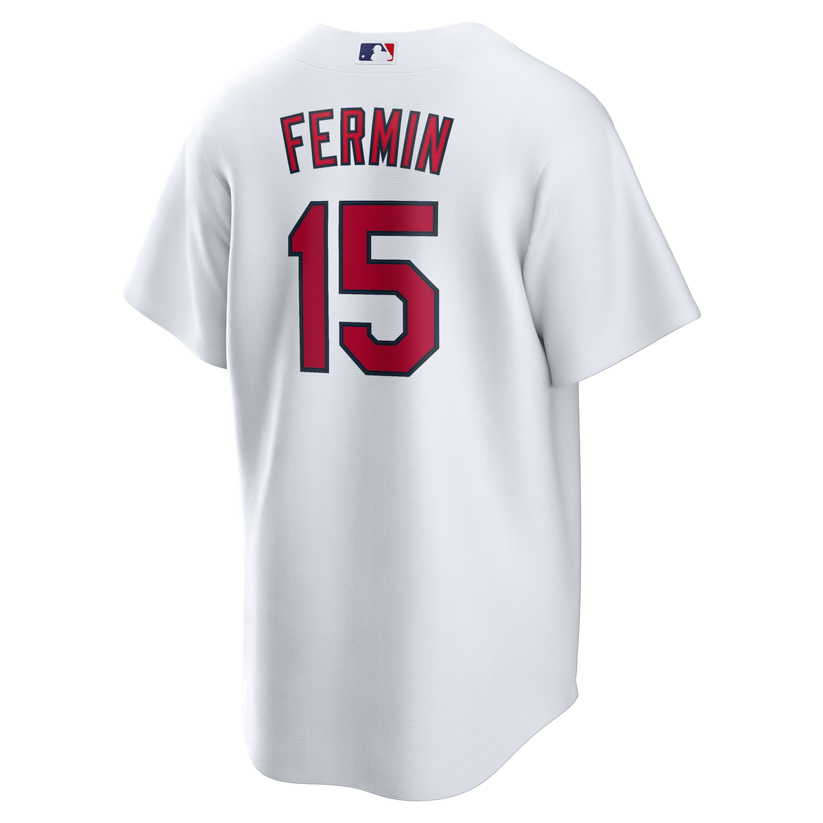 Men's St. Louis Cardinals José Fermín Nike White Home Replica Jersey - 4