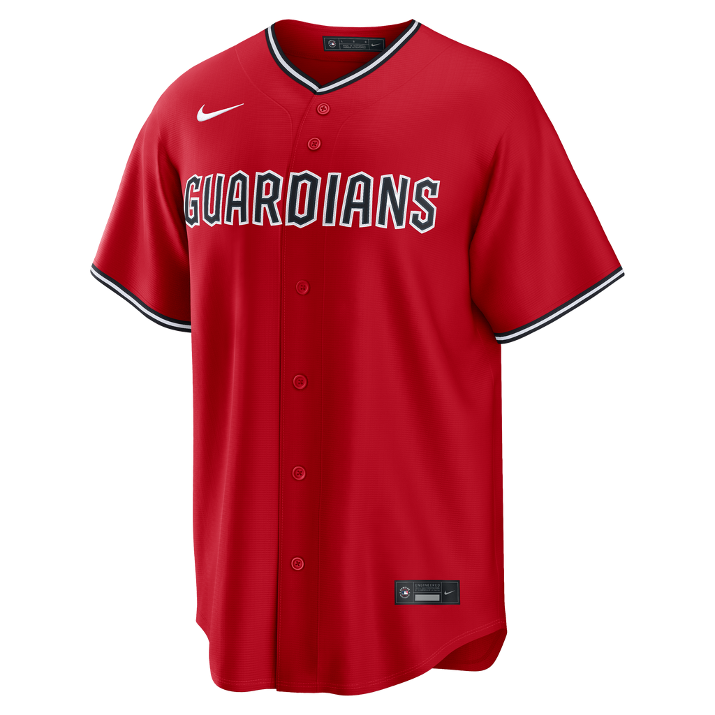 Men's Cleveland Guardians José Ramírez Nike Red Alternate Replica Jersey - 3