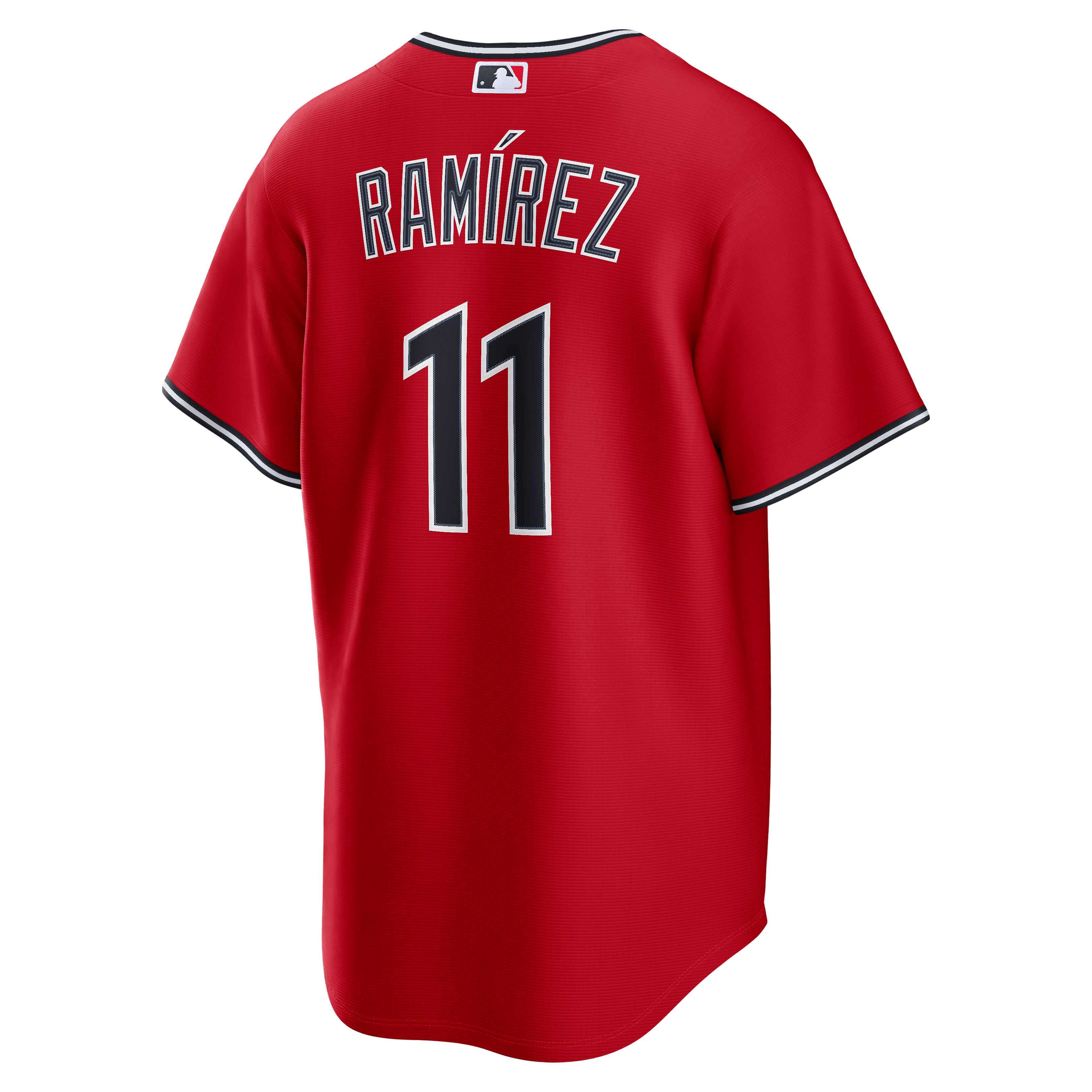 Men's Cleveland Guardians José Ramírez Nike Red Alternate Replica Jersey - 4