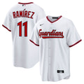 Men's Cleveland Guardians José Ramírez Nike White Home Replica Jersey