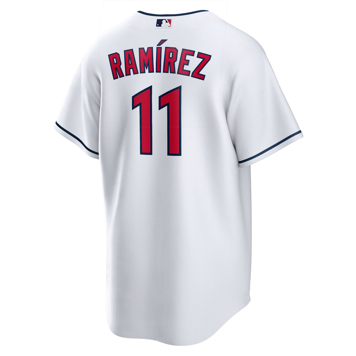 Men's Cleveland Guardians José Ramírez Nike White Replica Player Jersey - 4