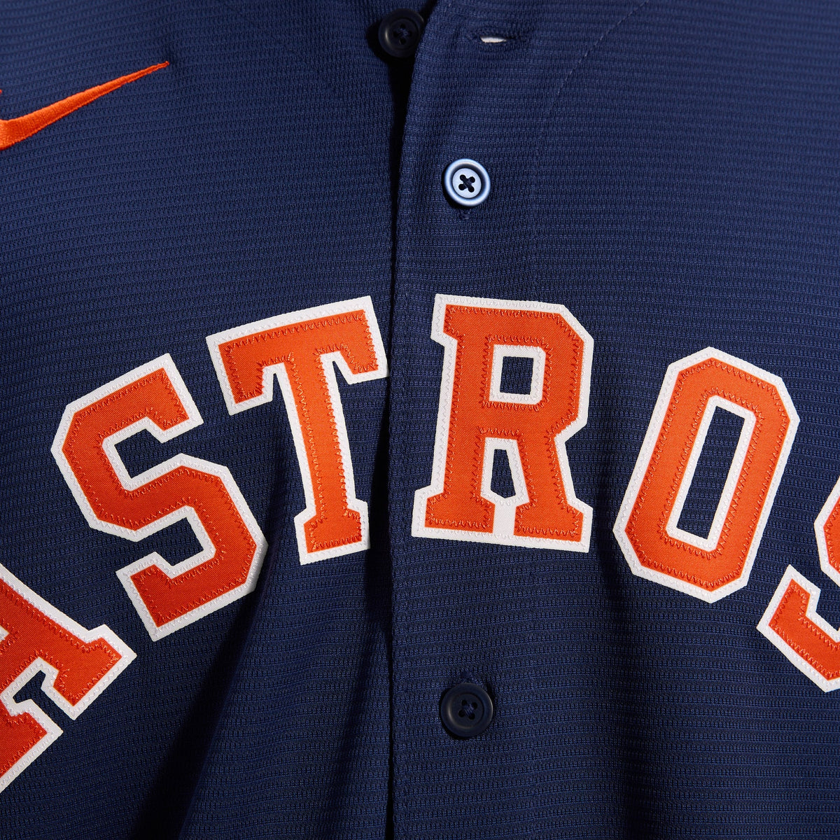 Men's Houston Astros Jose Altuve Nike Navy Alternate 2 Replica Jersey - 12