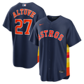 Men's Houston Astros Jose Altuve Nike Navy Alternate 2 Replica Jersey