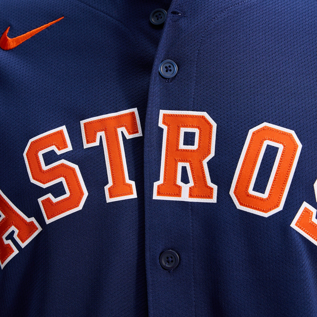 Men's Houston Astros Jose Altuve Nike Navy Alternate Limited Player Jersey - 12