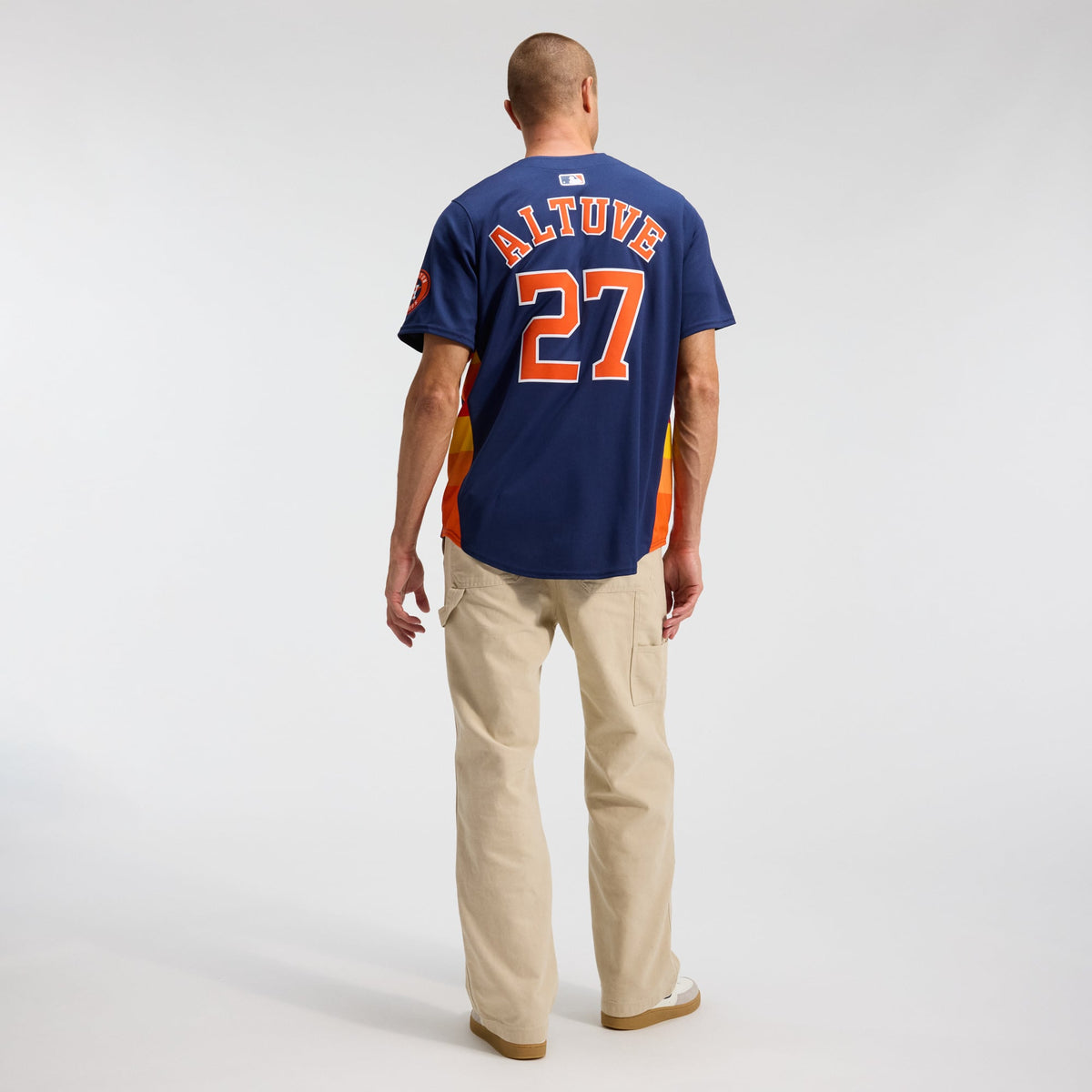 Men's Houston Astros Jose Altuve Nike Navy Alternate Limited Player Jersey - 6