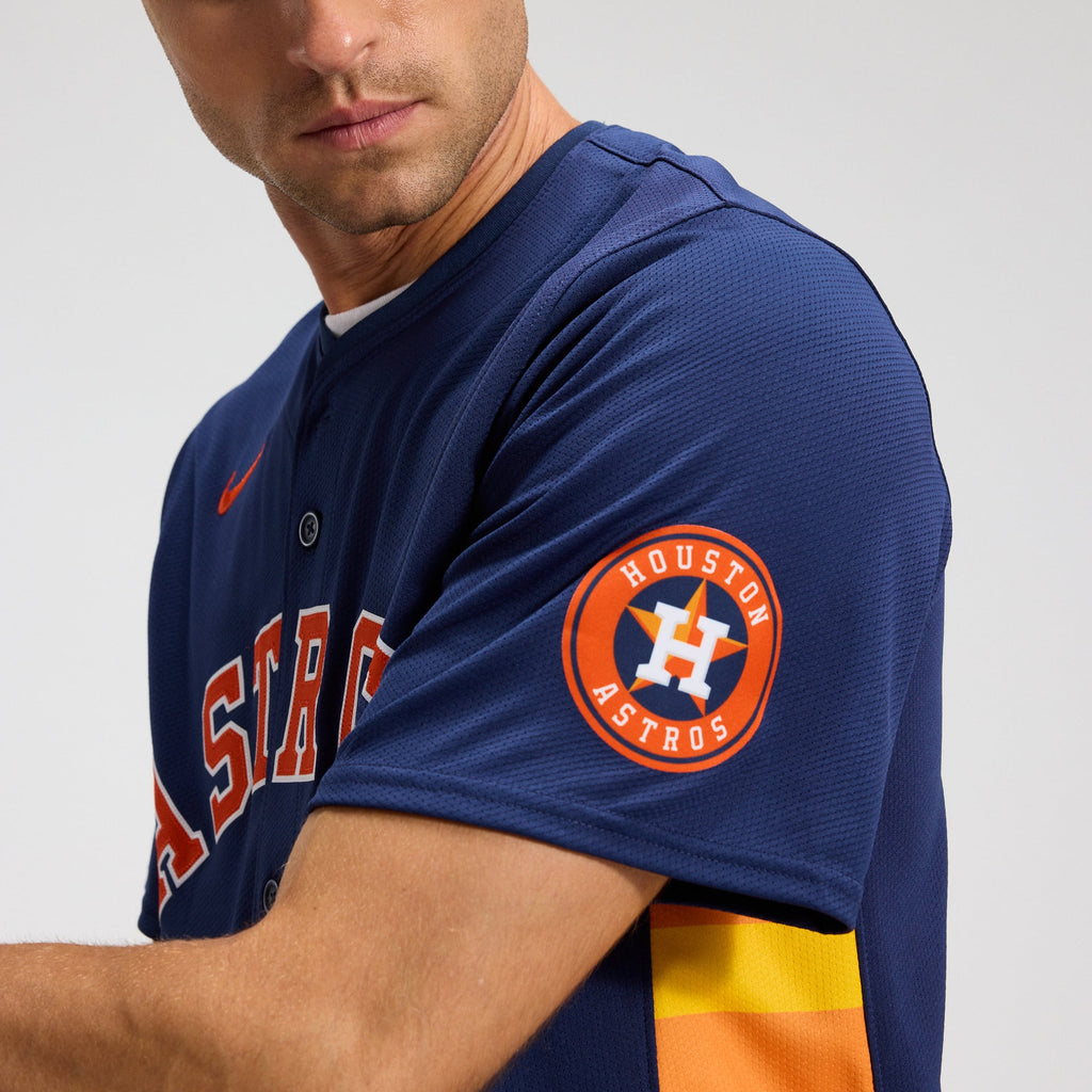 Men's Houston Astros Jose Altuve Nike Navy Alternate Limited Player Jersey - 10