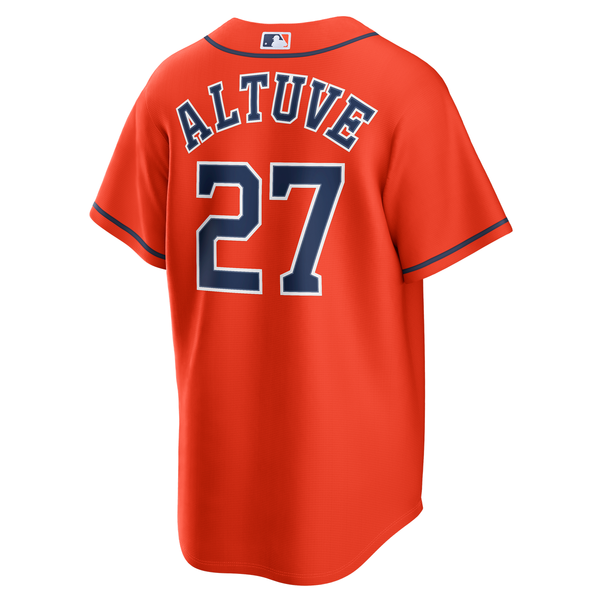 Men's Houston Astros Jose Altuve Nike Orange Alternate Replica Jersey - 4