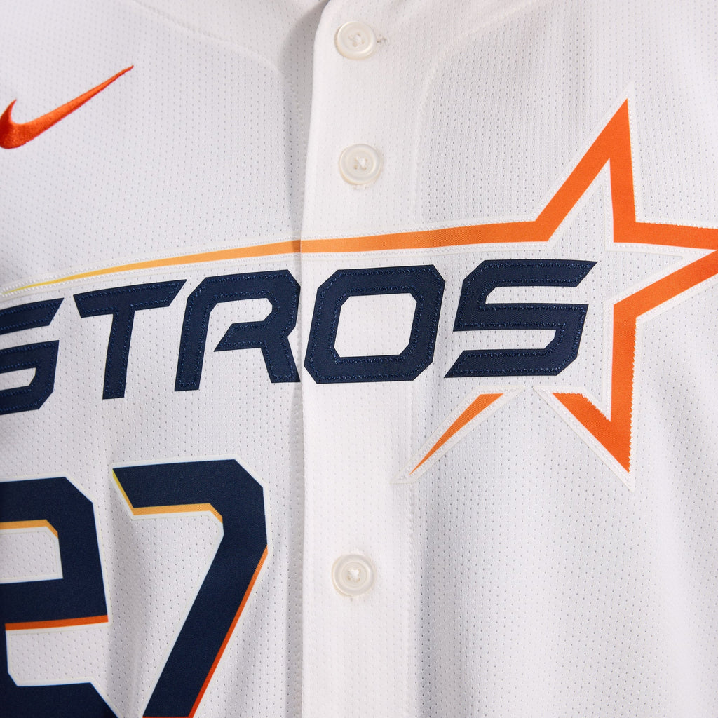Men's Houston Astros Jose Altuve Nike White 2025 City Connect Limited Player Jersey - 12